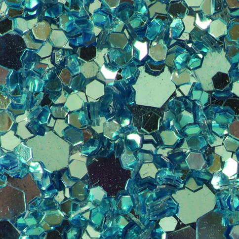 Glitter Cloth - Sky Blue