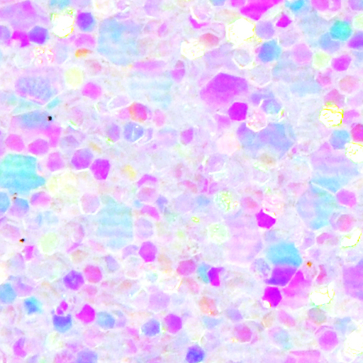 Glitter Cloth - White Iris